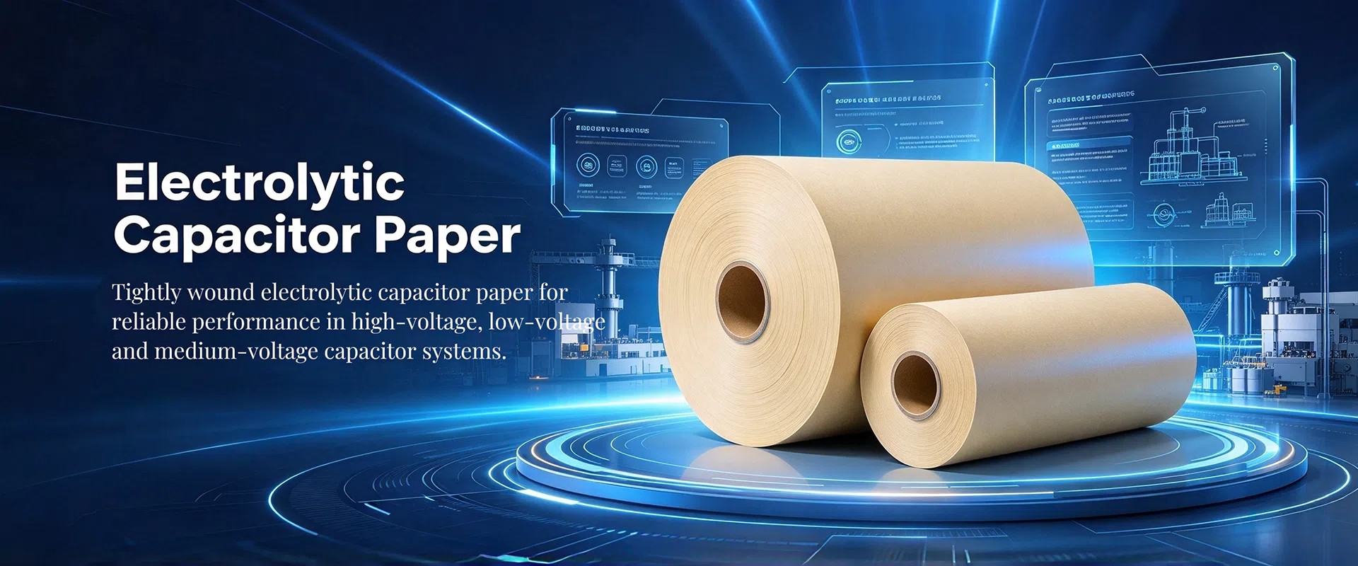 Papel para Capacitor Eletrolítico